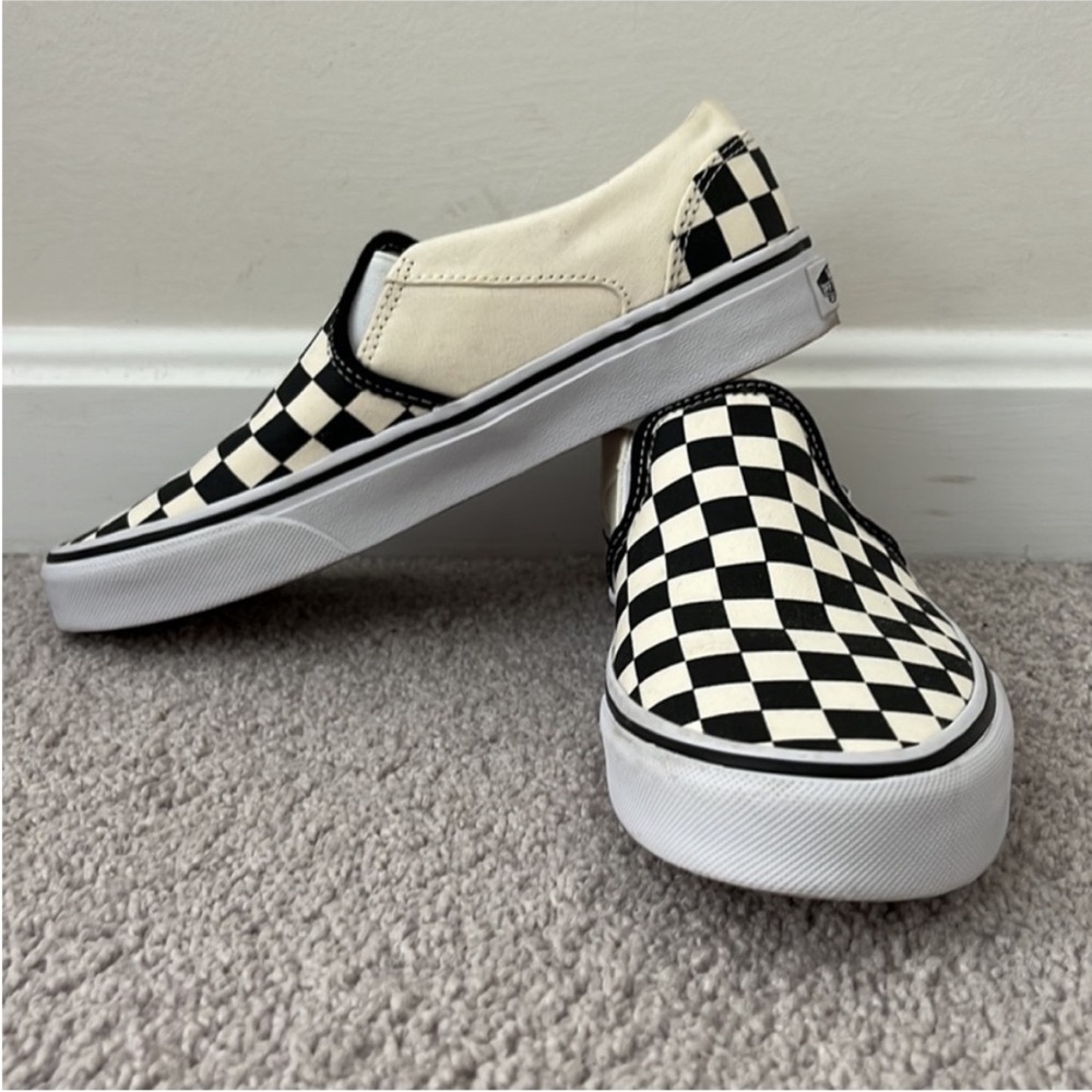 Black and White Checkered Vans